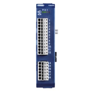 Jumo 4-Channel Analogue Input Module DIN Rail Mount variTRON 705025/36/000
