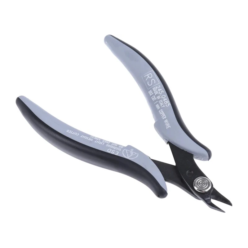 RS PRO Flush ESD Safe Cable Cutter 10mm Jaw Width, 133mm Length, 3.5 kg Cutting Force 245-0485