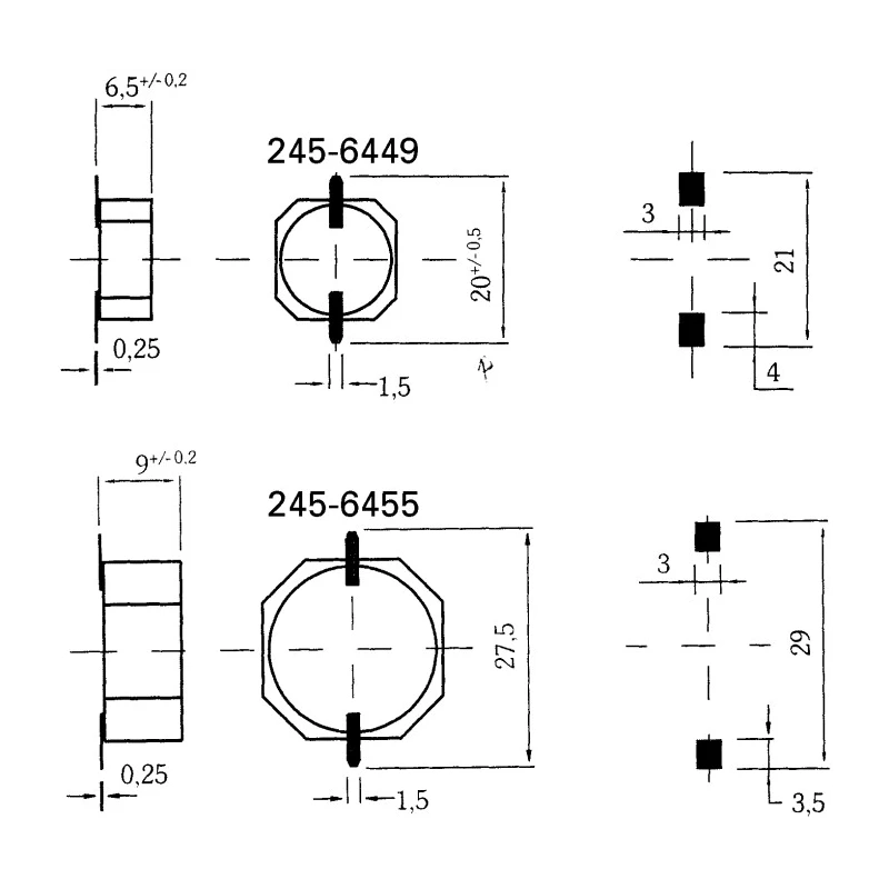 Sonitron 75 dB Surface Mount Continuous Tone Piezo Buzzer Component 14 mm Length, 6.5 mm Height, 1.5V dc Min 24V dc SMA-13-S