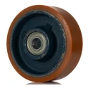 LAG Orange Blue Polyurethane Trolley Wheel 150mm Diameter 700kg Load Capacity Cast Iron Hub Ball Bearing 7020 CC