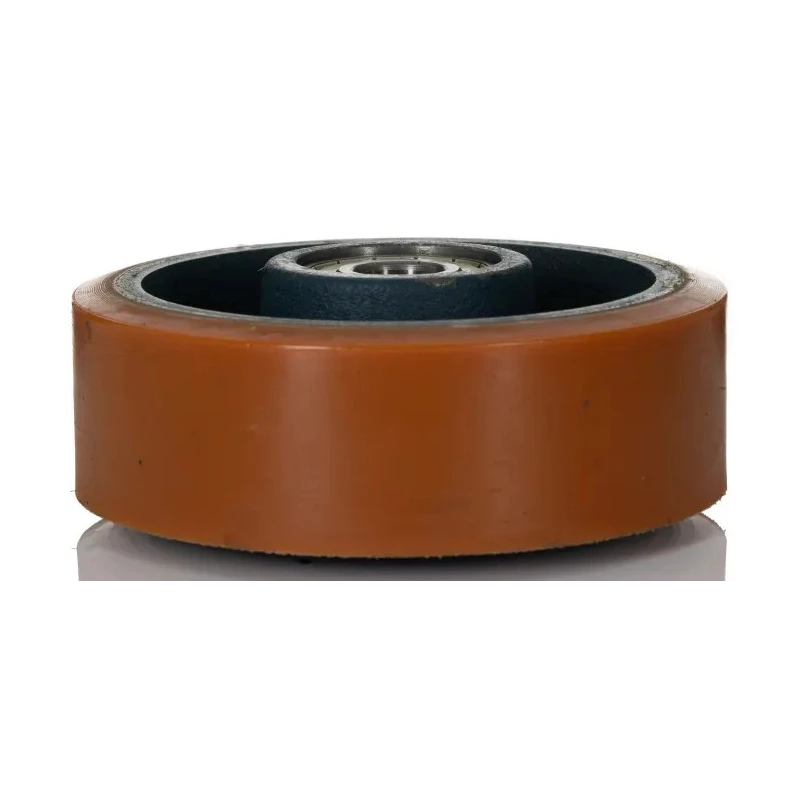 LAG Orange Blue Polyurethane Trolley Wheel 150mm Diameter 700kg Load Capacity Cast Iron Hub Ball Bearing 7020 CC