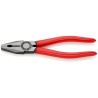 Knipex Combination Plier Plastic Coated Handle Special Quality Tool Steel Polished Black Atramentised 200mm 03 01 200