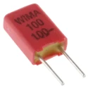 WIMA FKP2 Film Capacitor, ±5% Tolerance, 100 pF Capacitance, 100 V DC, 63 V AC, Through Hole Mount FKP2