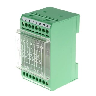 Phoenix Contact EMG 45-DIO14M/LP Series Modular Component Terminal Block Green, Screw Termination, 14 Positions 2950132