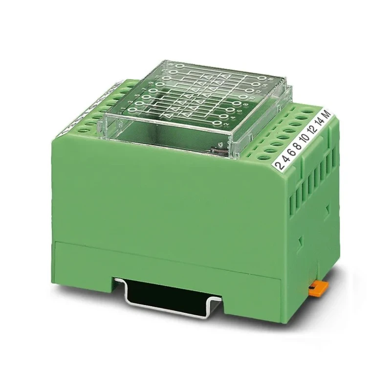 Phoenix Contact EMG 45-DIO14M/LP Series Modular Component Terminal Block Green, Screw Termination, 14 Positions 2950132