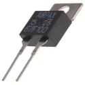 Airpax Bi-Metallic Thermostat, Closes at 100 °C, 130 °C Max, Normally Open, Automatic Reset, 1 A, PCB Terminal 67F100