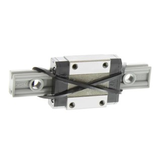 NSK Linear Guide Carriage LU Series Miniature, 43.6mm Length, 32mm Width, 5.55 kN Dynamic Load, Model LAU15AL