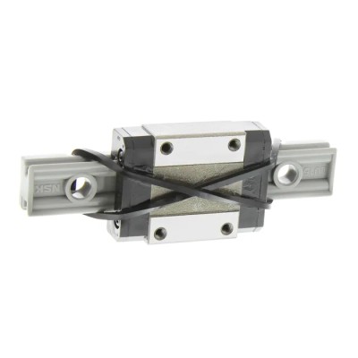 NSK Linear Guide Carriage LU Series Miniature, 43.6mm Length, 32mm Width, 5.55 kN Dynamic Load, Model LAU15AL