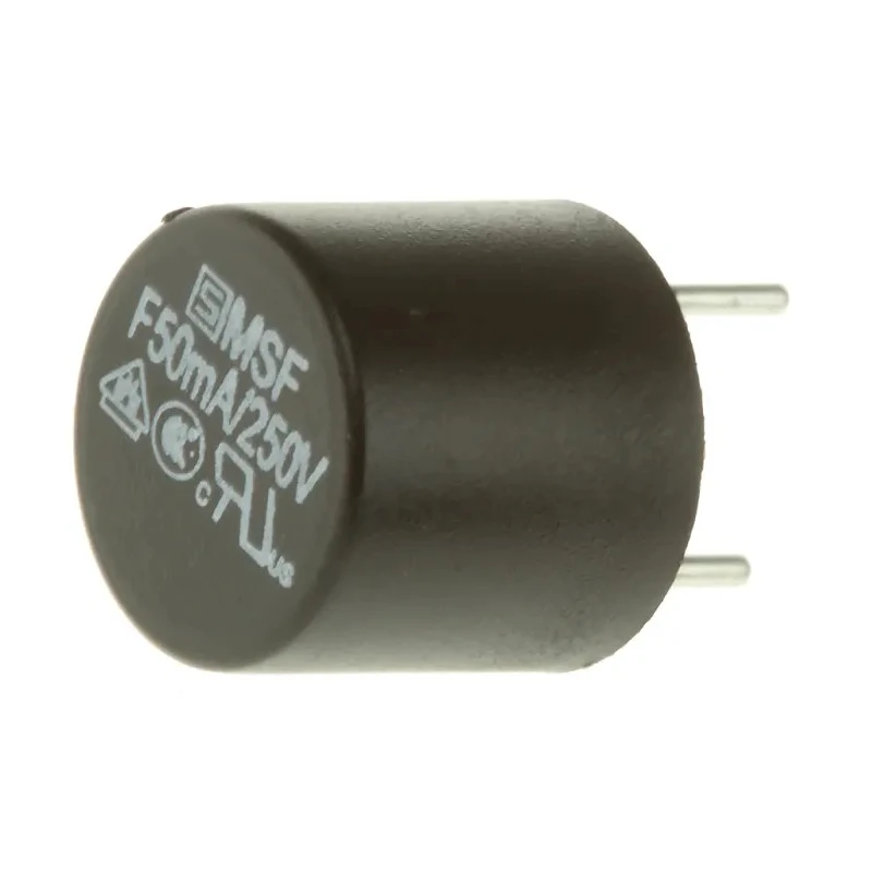 Schurter Non-Resettable Radial Fuse 50mA, 250V AC Fast Acting MSF 250 Series 0034.6001