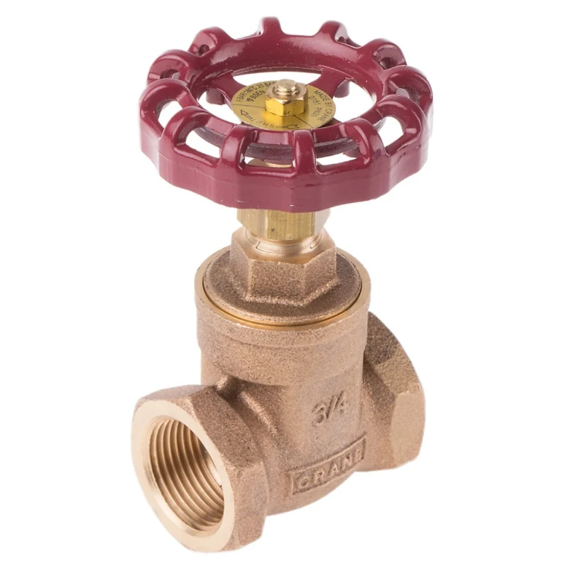 RS PRO Bronze Gate Valve 3/4 in Inlet Female, 3/4 in Outlet Female, 20 bar Maximum Operating Pressure 284-2553