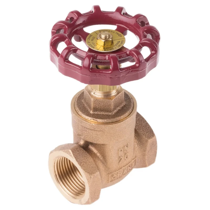 RS PRO Bronze Gate Valve 3/4 in Inlet Female, 3/4 in Outlet Female, 20 bar Maximum Operating Pressure 284-2553