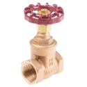 RS PRO Bronze Body Gate Valve 1 in Inlet/Outlet Female Port, Maximum Operating Pressure 20 bar 284-2569