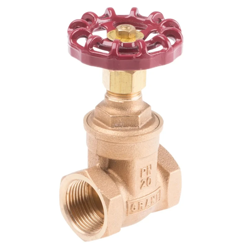 RS PRO Bronze Body Gate Valve 1 in Inlet/Outlet Female Port, Maximum Operating Pressure 20 bar 284-2569