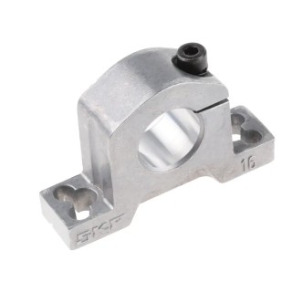 Ewellix Makers in Motion Linear Shaft Support Bearing Housing Aluminium 35.5 mm Overall Height LSCS 16