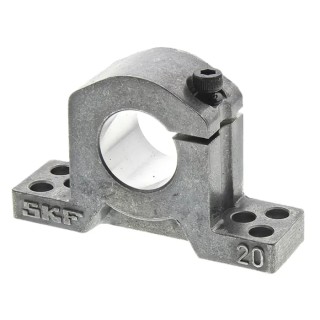 Ewellix Makers in Motion Linear Shaft Support Bearing Housing Aluminium 43.5 mm Height 70 mm Length LSCS 20