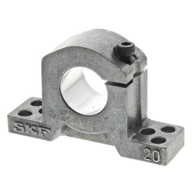 Ewellix Makers in Motion Linear Shaft Support Bearing Housing Aluminium 43.5 mm Height 70 mm Length LSCS 20