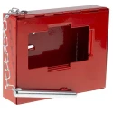 RS PRO Steel Wall Mount Red Key Lock Box with 2mm Break Glass Access Door 285-2780