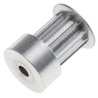 RS PRO Aluminium Timing Belt Pulley 6 mm Belt Width 2.5 mm Pitch 12 Teeth A1 16T2.5/12-2