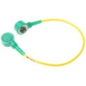 RS PRO ESD Grounding Cord 0.18m Straight 10 mm Press-Stud Terminations 1 MΩ Resistance 287-7470