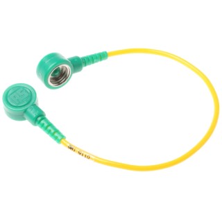 RS PRO ESD Grounding Cord 0.18m Straight 10 mm Press-Stud Terminations 1 MΩ Resistance 287-7470