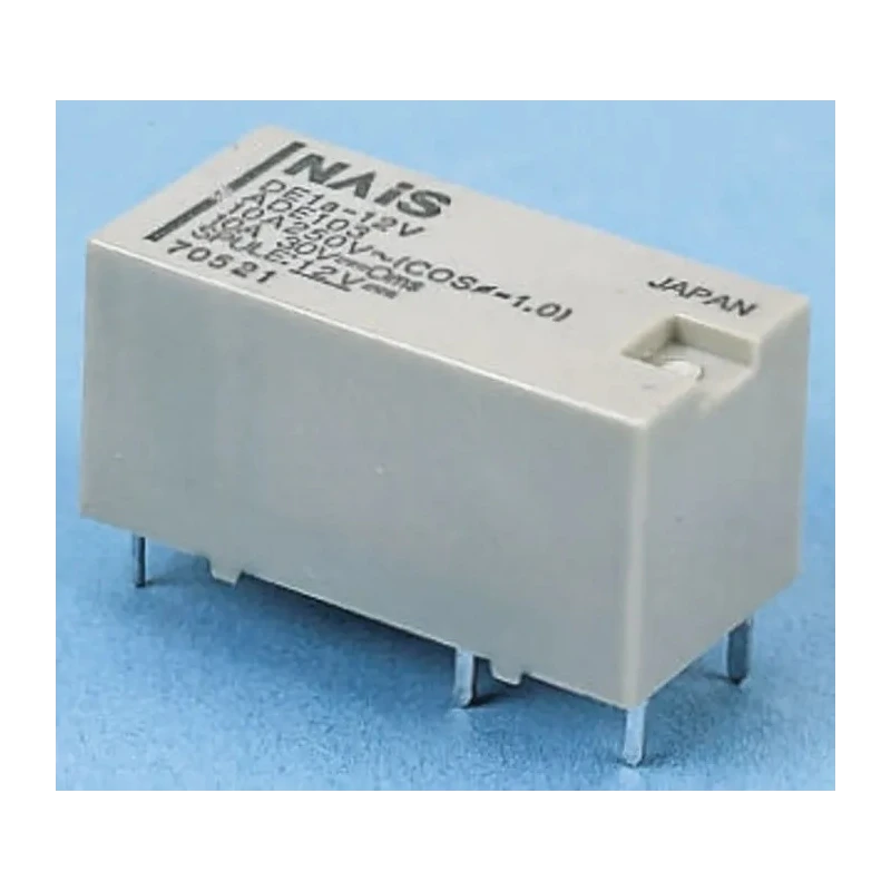 Panasonic PCB Power Relay 12V dc Coil 16A Switching Current DPST DE1A1B12D
