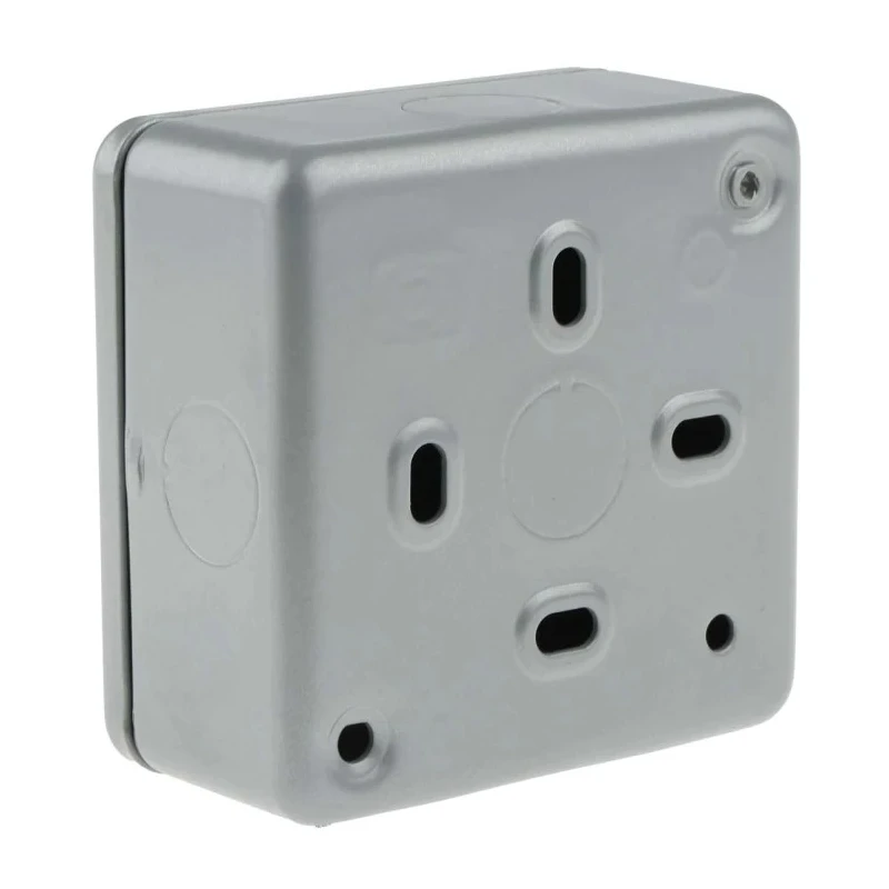 MK Electric 10A 3 Gang Metalclad Plus Fused Spur Surface Mount BS 1363 Pt.4 K954 ALM