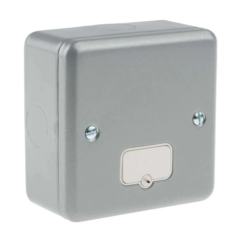 MK Electric 10A 3 Gang Metalclad Plus Fused Spur Surface Mount BS 1363 Pt.4 K954 ALM
