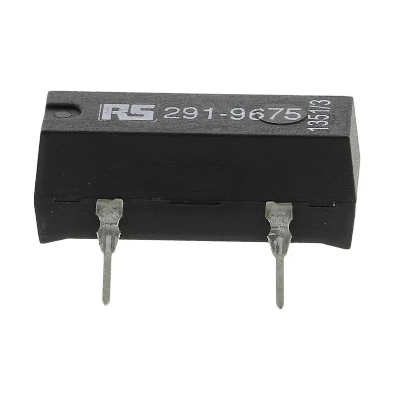 RS PRO PCB Reed Relay 5 V DC Coil, SPNO Contact Configuration, 0.5 A Max, 300 V DC Max, 200 Ω Coil Resistance Model 291-9675