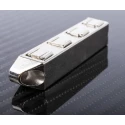 RS PRO Zinc Plated Die Cast Zinc Magnetic Catch 8kg Holding Force 293-7869