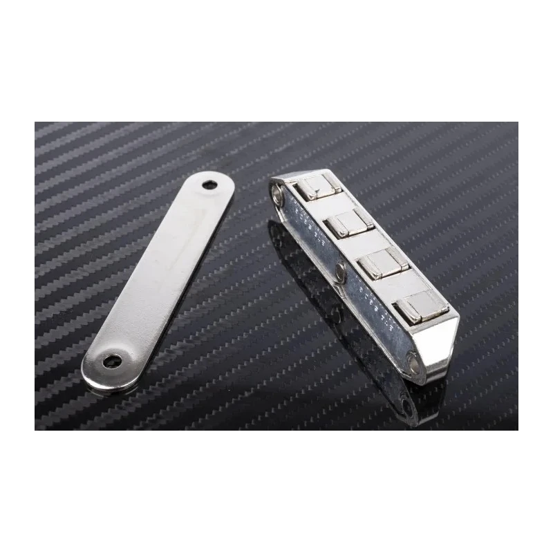 RS PRO Zinc Plated Die Cast Zinc Magnetic Catch 8kg Holding Force 293-7869