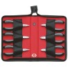 CK 6-Piece Plier Set Sensoplus Electronic Pliers in Toolbag T3703D
