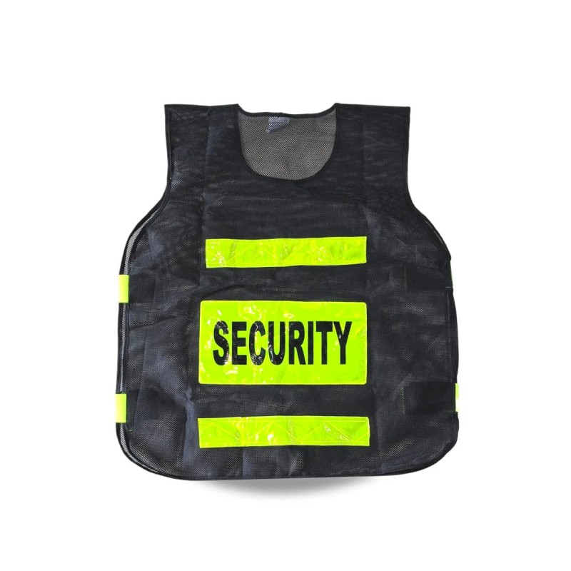 Buy Robustt Polyester Security Print Reflective Safety Jacket