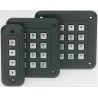 Storm 16 Key Polymer Keypad 4x4 Matrix, Black Housing, Die Cast Zinc Actuators, Operating Temperature -40°C to 100°C IP65