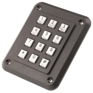 Storm IP65 12 Key Polymer Keypad Matrix Output Black Housing 1000 PLX Series 