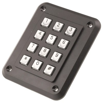 Storm IP65 12 Key Polymer Keypad Matrix Output Black Housing 1000 PLX Series 
