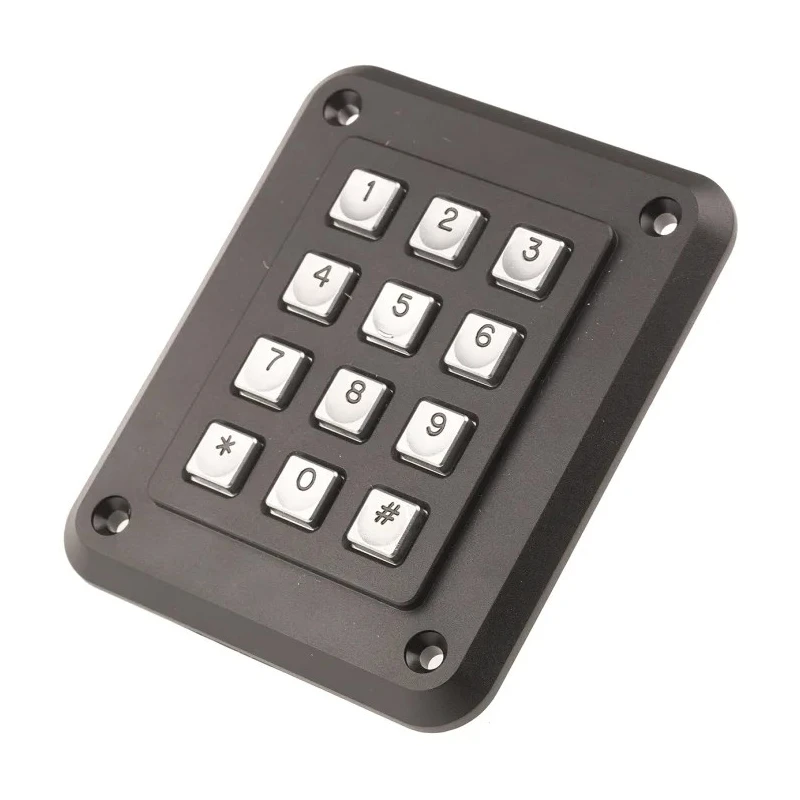 Storm IP65 12 Key Polymer Keypad Matrix Output Black Housing 1000 PLX Series 