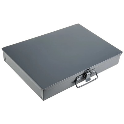 Durham 12 Cell Grey Steel Compartment Box 50mm x 339mm x 234mm 303-4646