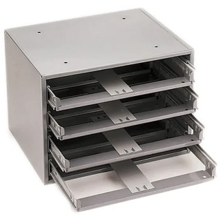 Durham 4 Cell Grey Steel Compartment Box 285 mm x 387 mm x 298 mm 303-4731