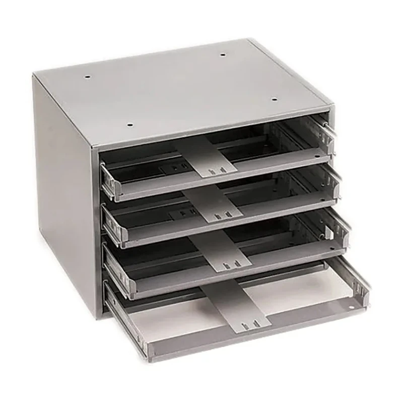 Durham 4 Cell Grey Steel Compartment Box 285 mm x 387 mm x 298 mm 303-4731
