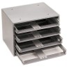 Durham 4 Cell Grey Steel Compartment Box 285 mm x 387 mm x 298 mm 303-4731