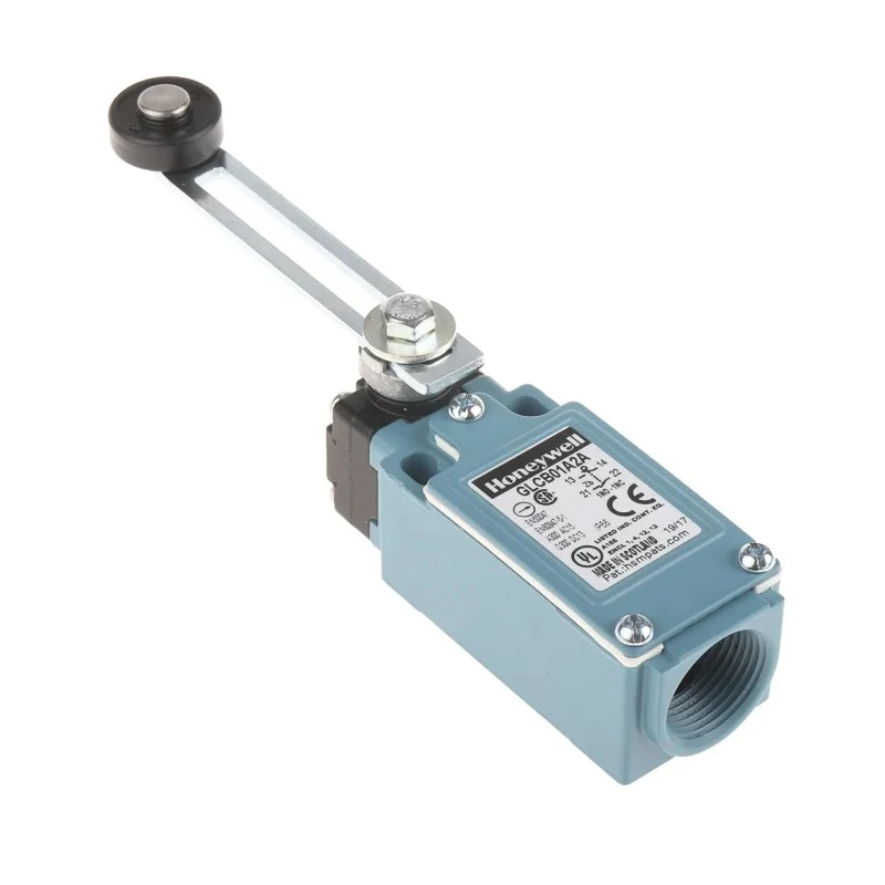 Honeywell Technologies GLC Series Adjustable Roller Lever Limit Switch, 1 NC/1 NO, IP66, Die Cast Zinc Housing, 240V AC 