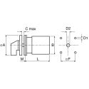 Kraus & Naimer Cam Switch, 12 Position, 6A, Panel Mount, Model CAD11.A543/GBA001.EF