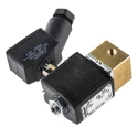 Burkert Brass Body 3 Port Normally Closed Solenoid Valve 230V AC 6012 Series 134146