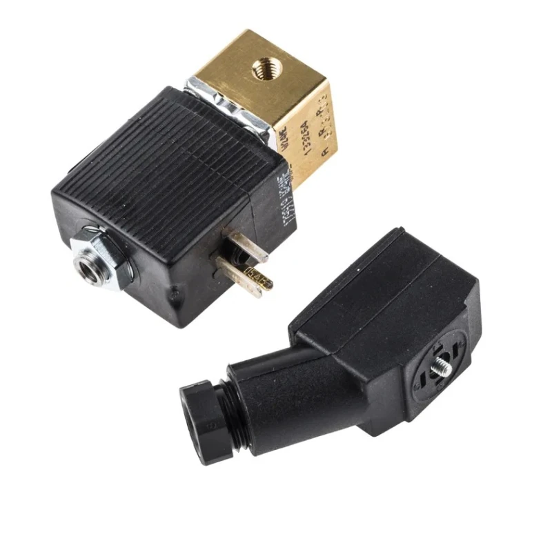 Burkert Brass Body 3 Port Normally Closed Solenoid Valve 230V AC 6012 Series 134146