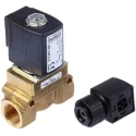 Burkert 2-Port Normally Closed Brass Solenoid Valve, 24V dc, 12mm Orifice, Max 50 bar Operating Pressure 140564