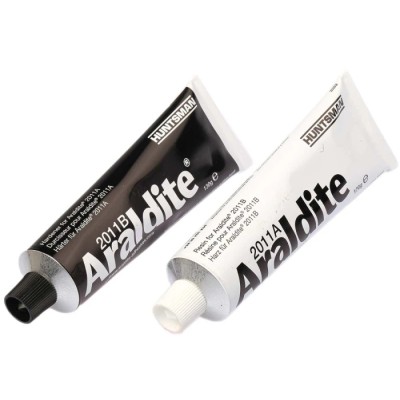 Araldite 2011 Yellow Paste Epoxy Adhesive, 300 g, Polyamide Compatible, Room Temperature Cure 144805200