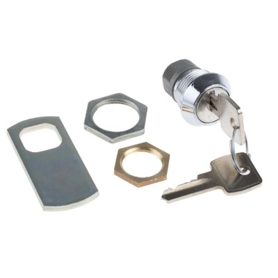 Euro-Locks a Lowe & Fletcher group Company Black Die Cast Zinc Plastic Keyed Camlock 13 mm Panel-to-Tongue F5E-03-2 (405E)