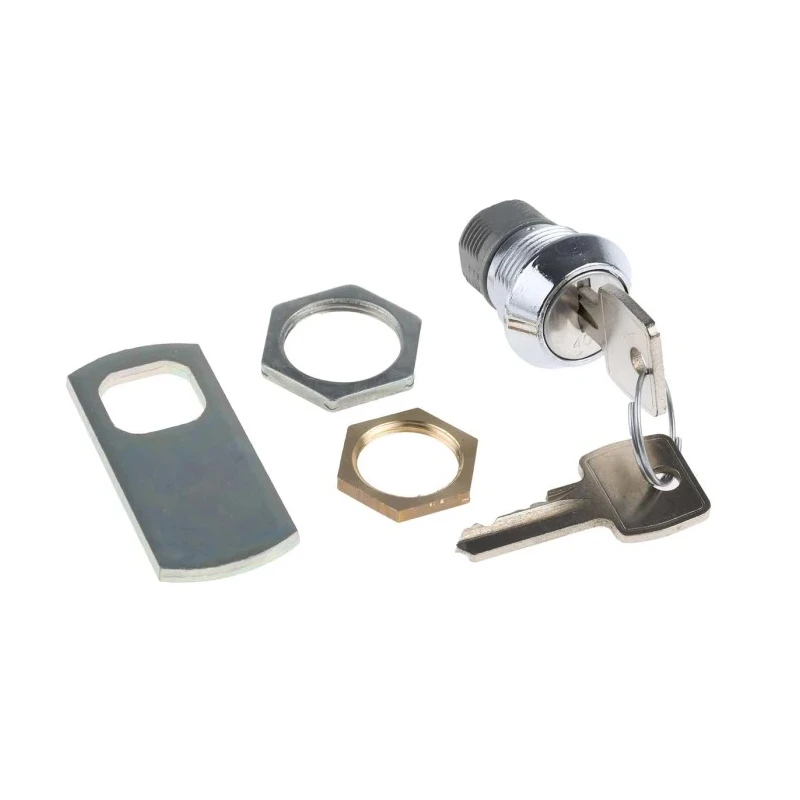 Euro-Locks a Lowe & Fletcher group Company Black Die Cast Zinc Plastic Keyed Camlock 13 mm Panel-to-Tongue F5E-03-2 (405E)