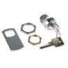 Euro-Locks a Lowe & Fletcher group Company Black Die Cast Zinc Plastic Keyed Camlock 13 mm Panel-to-Tongue F5E-03-2 (405E)
