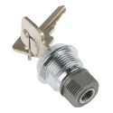 Euro-Locks a Lowe & Fletcher group Company Black Die Cast Zinc Plastic Keyed Camlock 13 mm Panel-to-Tongue F5E-03-2 (405E)